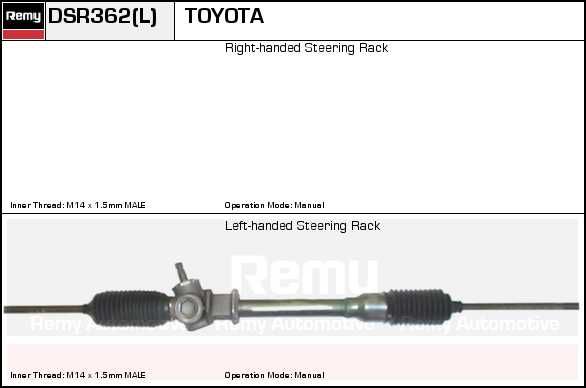 DELCO REMY Ohjausvaihde DSR376L